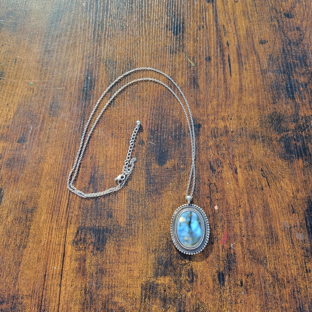 Antique Mirror Necklace